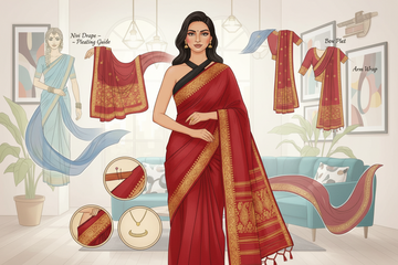 i'm creating a blog post which is about "saree draping guide, how to drape a saree, saree styling tips, cotton saree styling, festive sarees"
